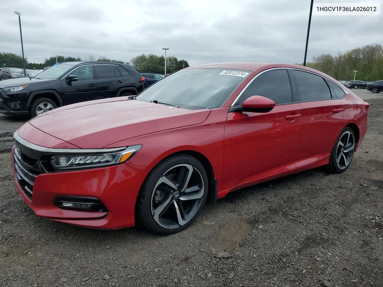 2020 Honda Accord Sport VIN: 1HGCV1F36LA026012 Lot: 52812374