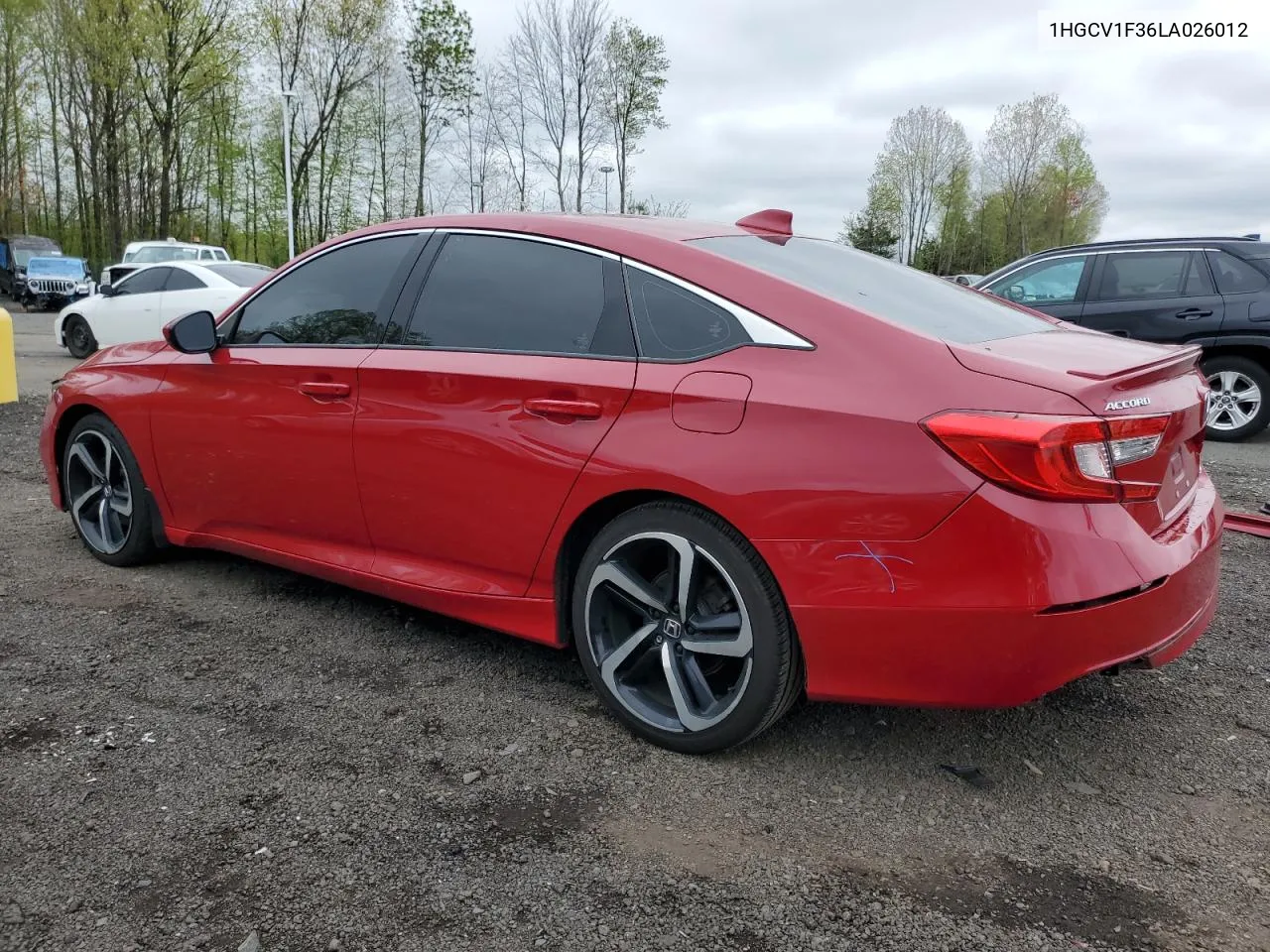 2020 Honda Accord Sport VIN: 1HGCV1F36LA026012 Lot: 52812374