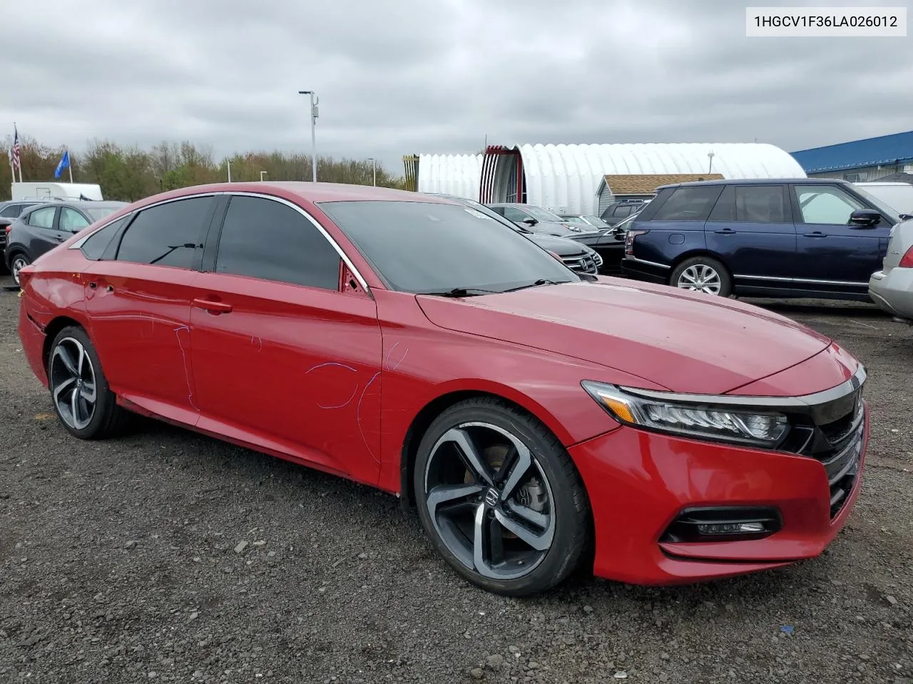 2020 Honda Accord Sport VIN: 1HGCV1F36LA026012 Lot: 52812374