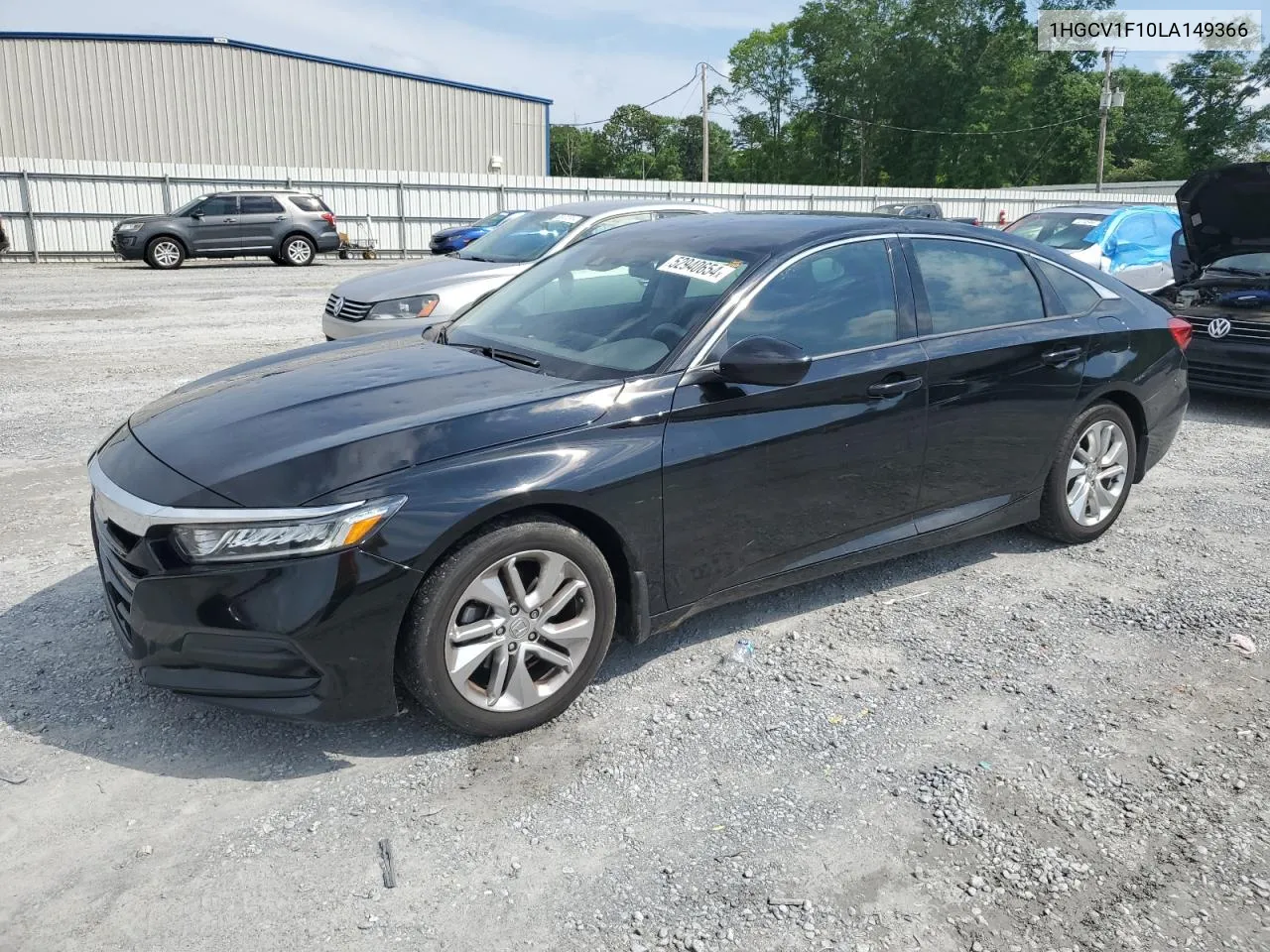 2020 Honda Accord Lx VIN: 1HGCV1F10LA149366 Lot: 52940654