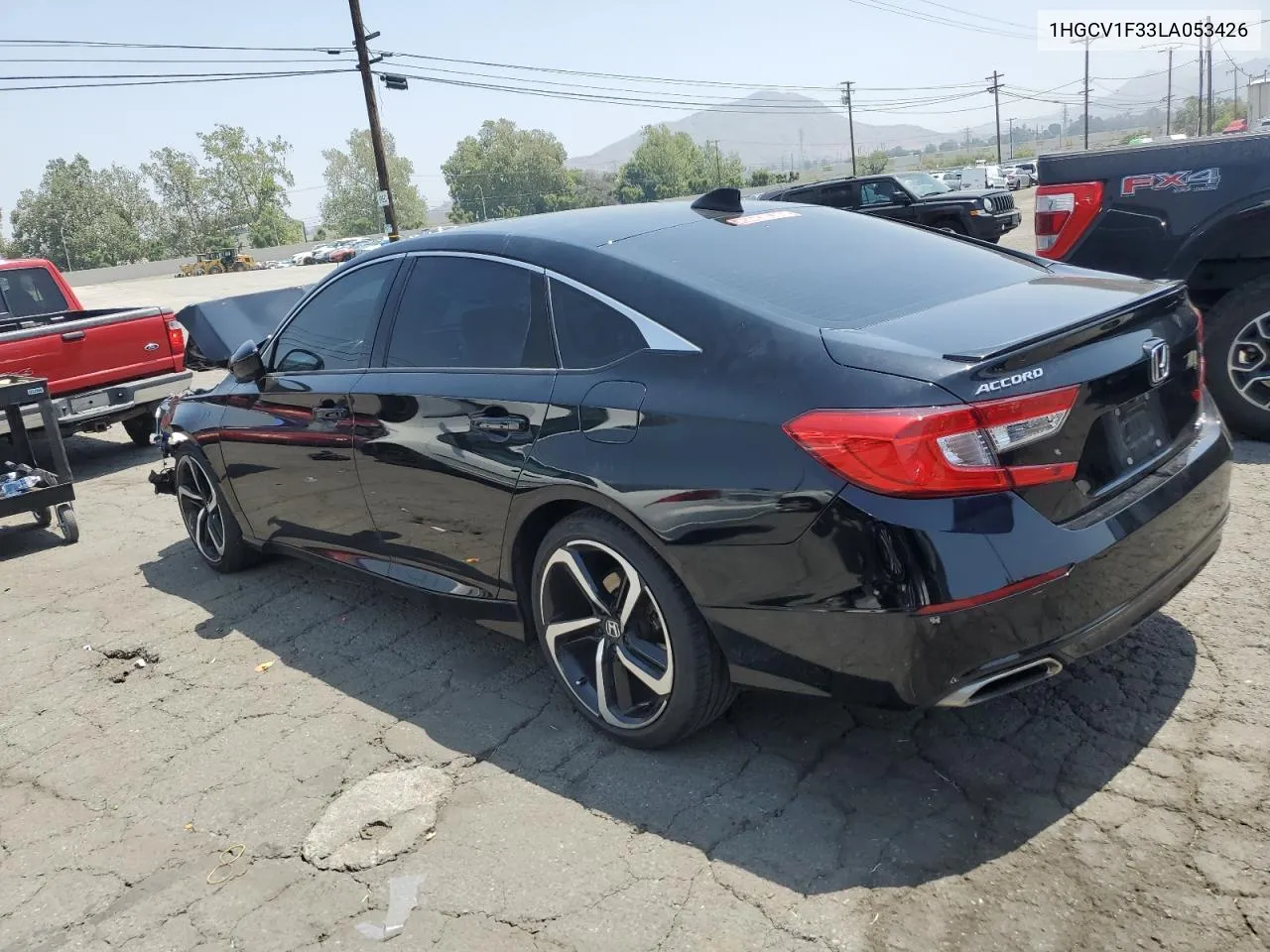 2020 Honda Accord Sport VIN: 1HGCV1F33LA053426 Lot: 53522924