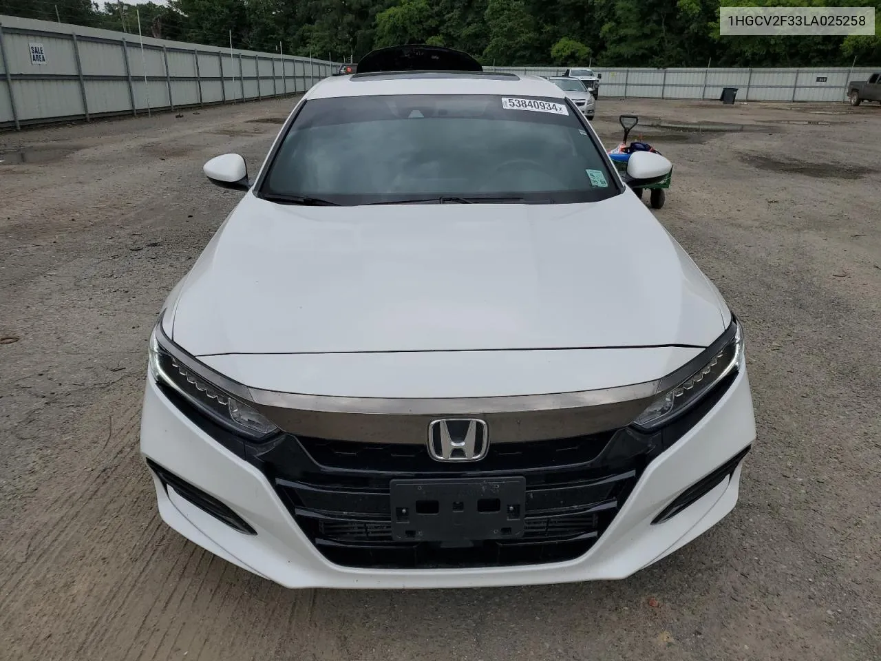 2020 Honda Accord Sport VIN: 1HGCV2F33LA025258 Lot: 53840934