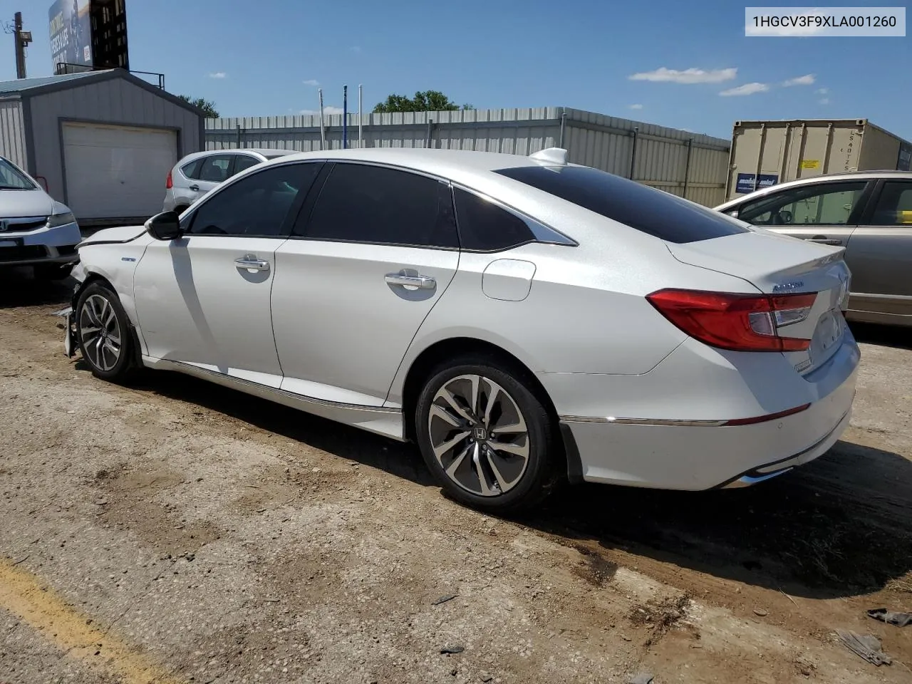 2020 Honda Accord Touring Hybrid VIN: 1HGCV3F9XLA001260 Lot: 54908324