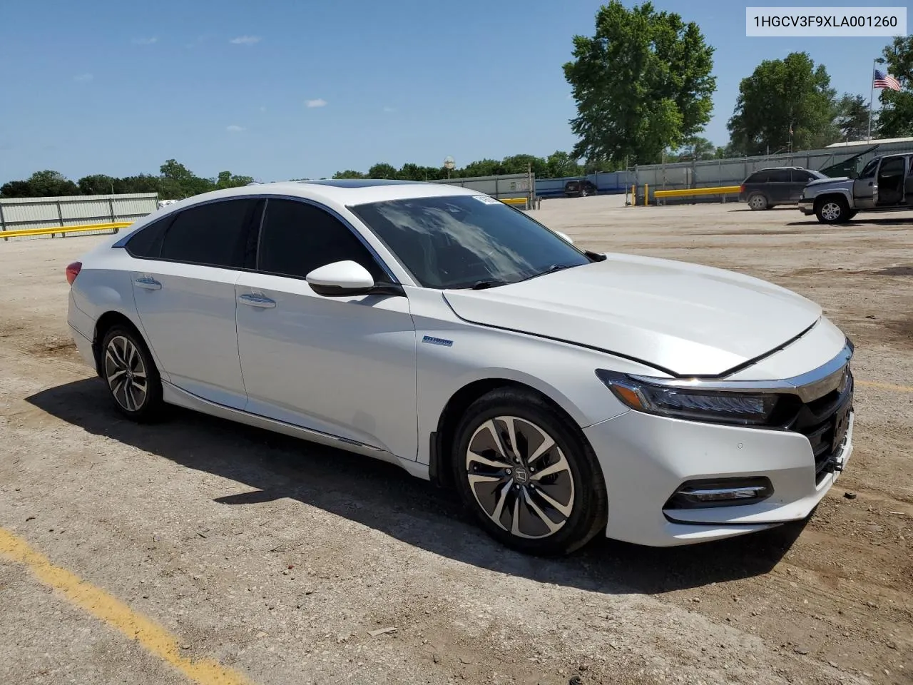 2020 Honda Accord Touring Hybrid VIN: 1HGCV3F9XLA001260 Lot: 54908324