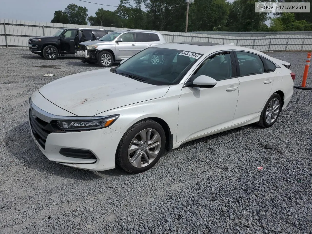 2020 Honda Accord Lx VIN: 1HGCV1F17LA042511 Lot: 56225844