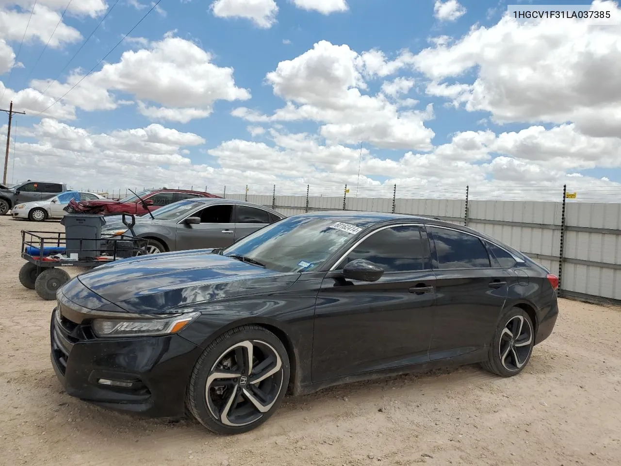 2020 Honda Accord Sport VIN: 1HGCV1F31LA037385 Lot: 60162414