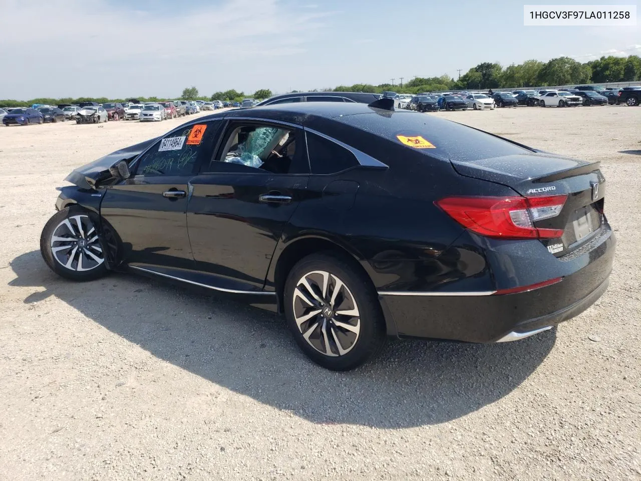 2020 Honda Accord Touring Hybrid VIN: 1HGCV3F97LA011258 Lot: 64114964