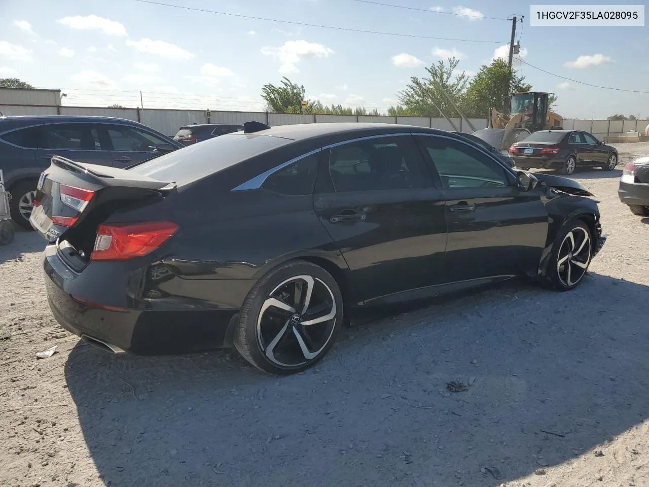 2020 Honda Accord Sport VIN: 1HGCV2F35LA028095 Lot: 65427224