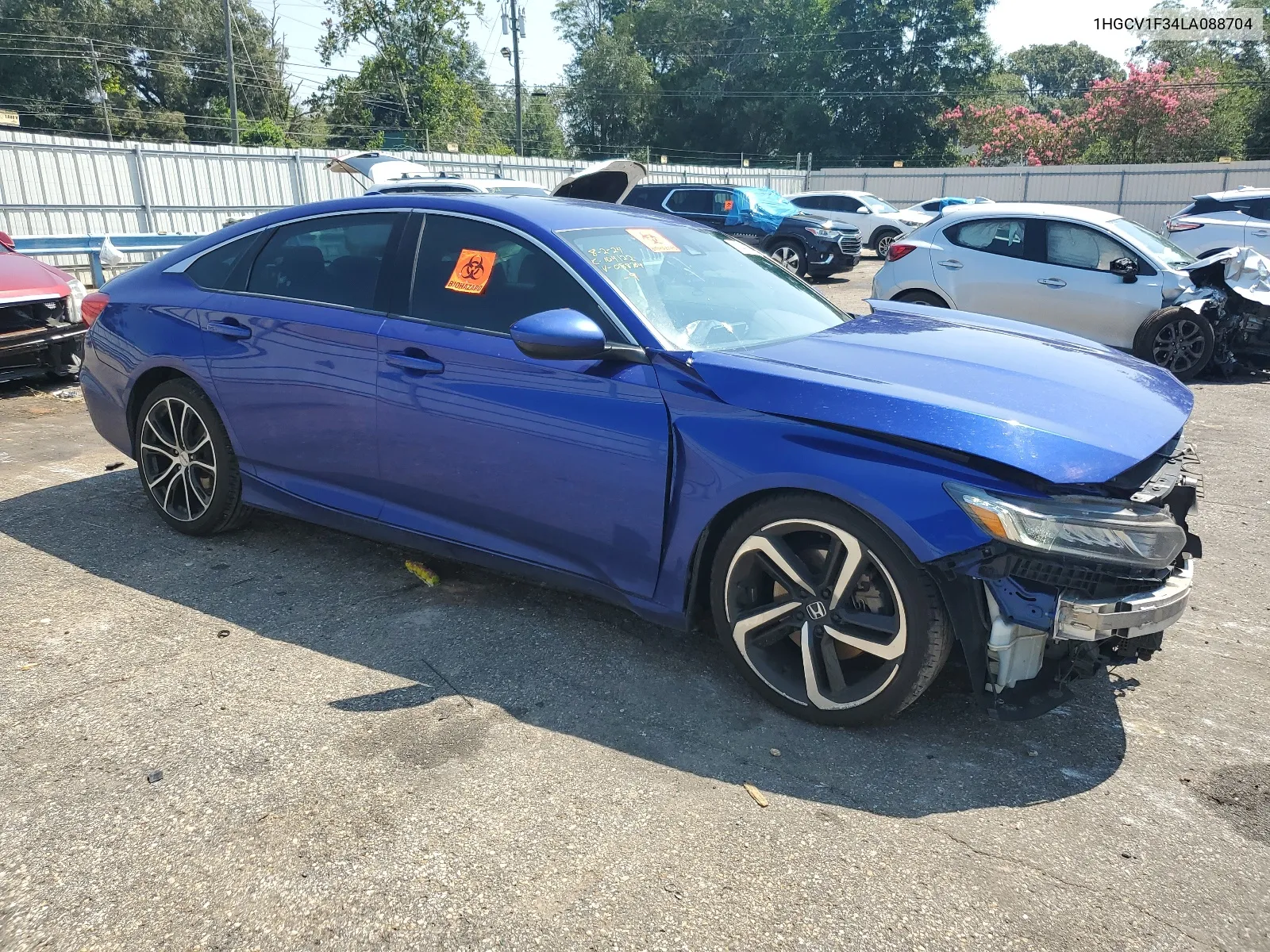 2020 Honda Accord Sport VIN: 1HGCV1F34LA088704 Lot: 66442404