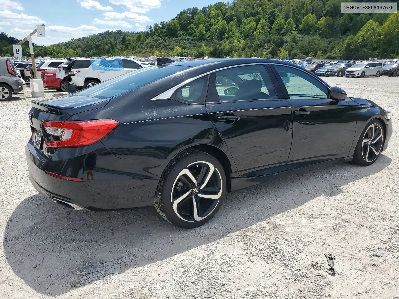 2020 Honda Accord Sport VIN: 1HGCV1F38LA137676 Lot: 66652584