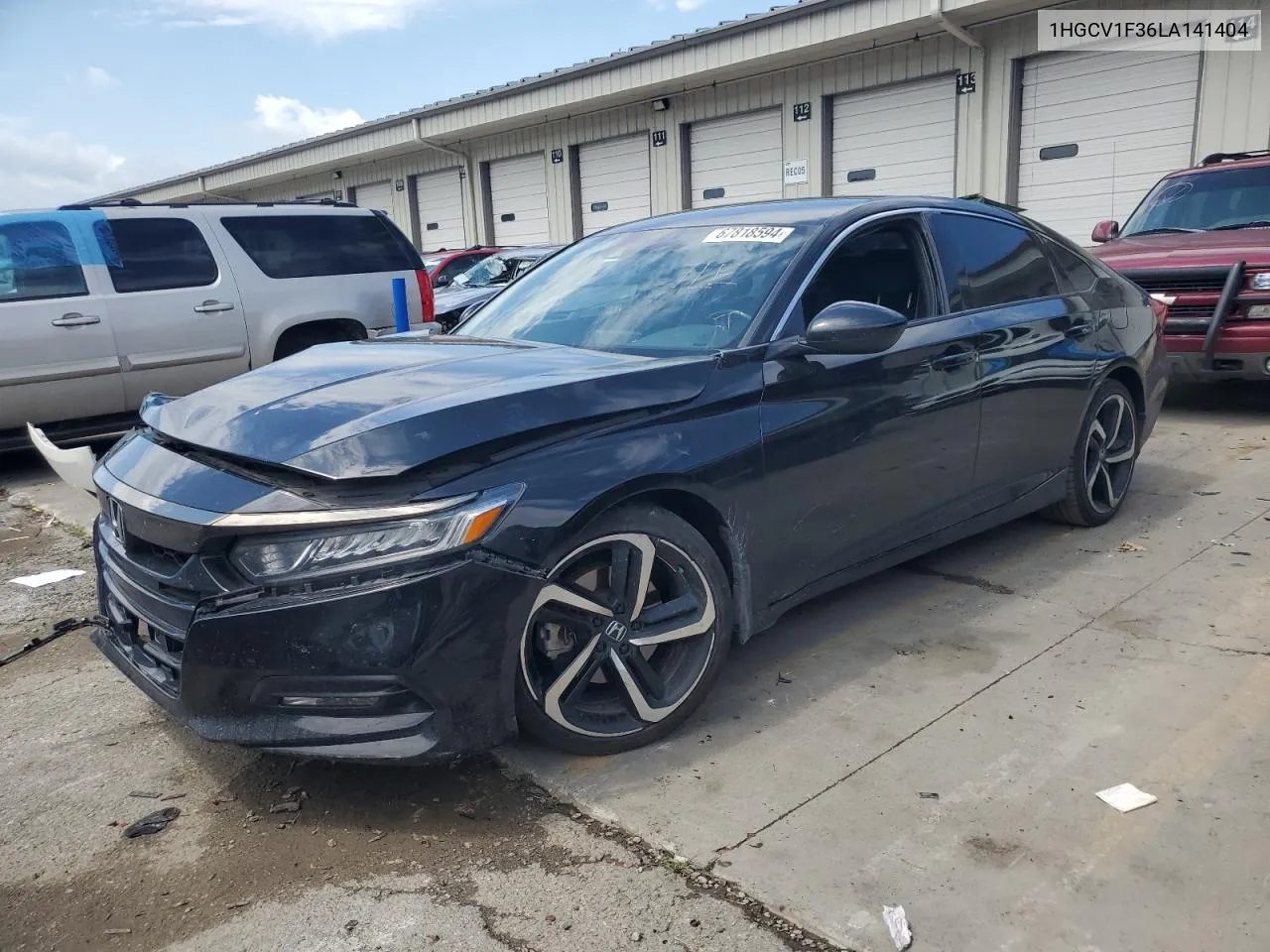 2020 Honda Accord Sport VIN: 1HGCV1F36LA141404 Lot: 67818594