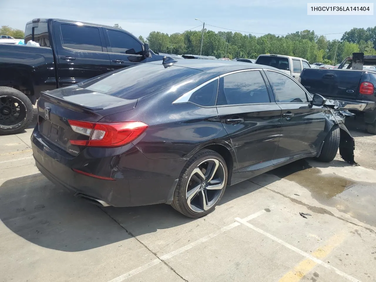 2020 Honda Accord Sport VIN: 1HGCV1F36LA141404 Lot: 67818594