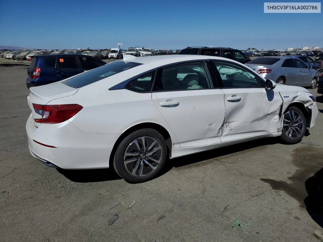 1HGCV3F16LA002786 2020 Honda Accord Hybrid