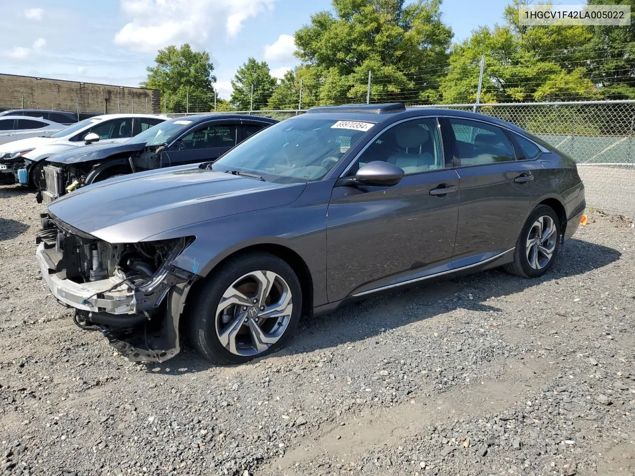 2020 Honda Accord Ex VIN: 1HGCV1F42LA005022 Lot: 69970354