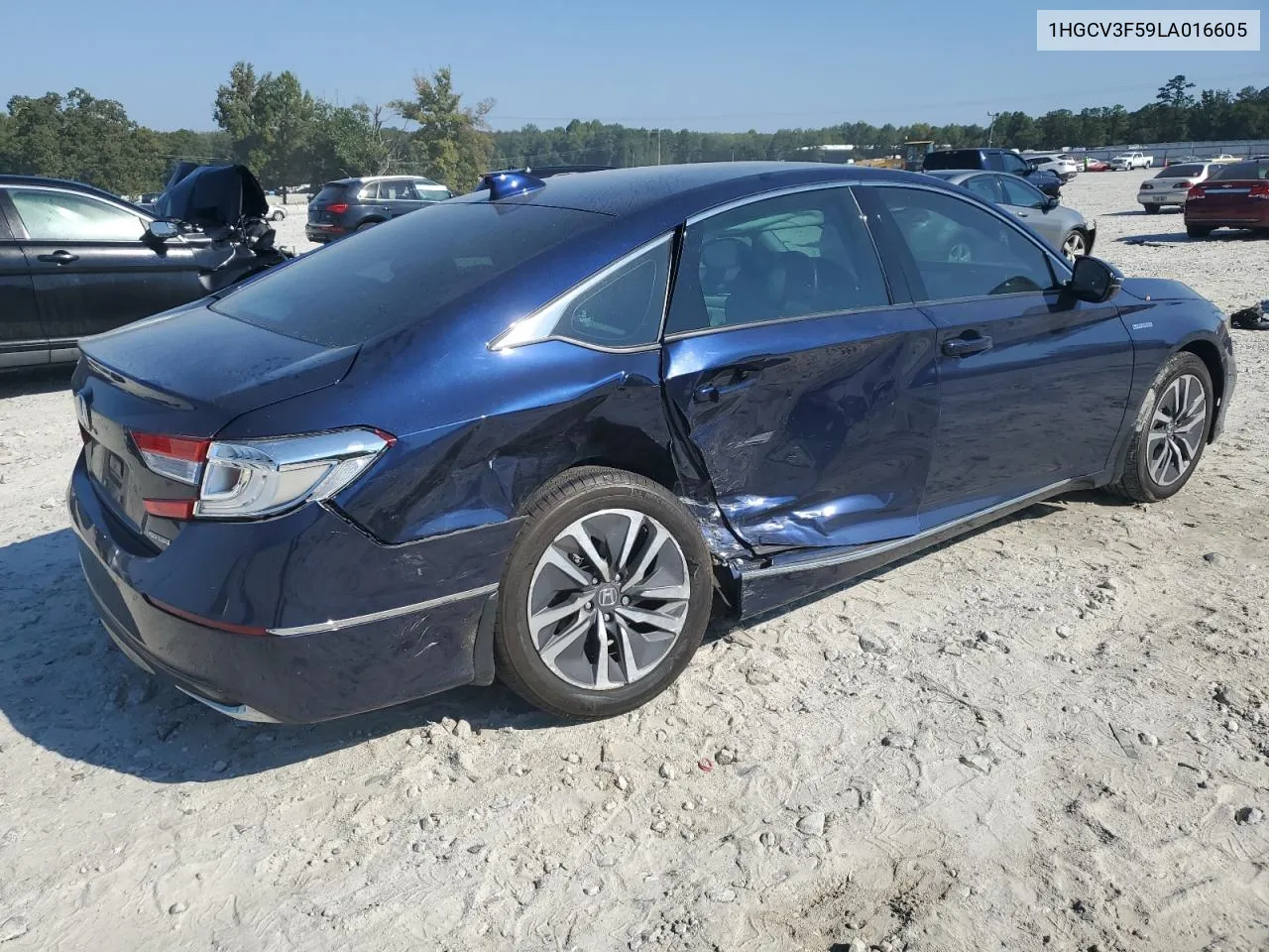 2020 Honda Accord Hybrid Exl VIN: 1HGCV3F59LA016605 Lot: 72210024