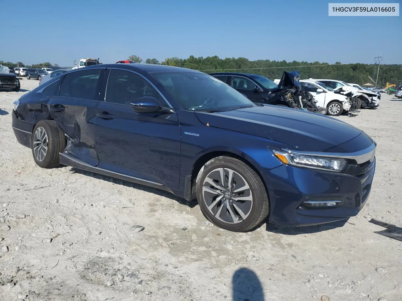 2020 Honda Accord Hybrid Exl VIN: 1HGCV3F59LA016605 Lot: 72210024