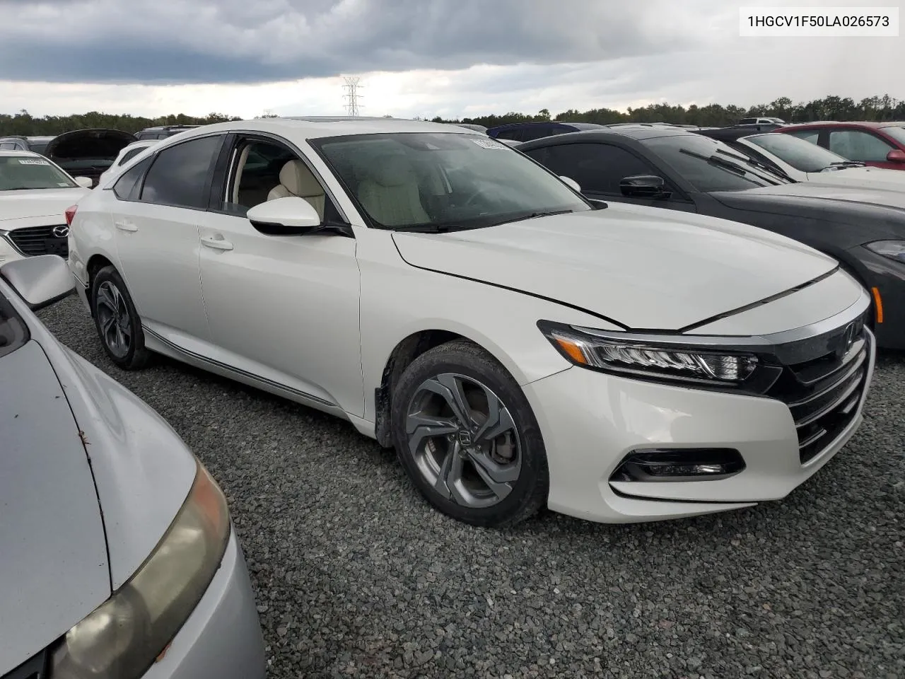 2020 Honda Accord Exl VIN: 1HGCV1F50LA026573 Lot: 73840334