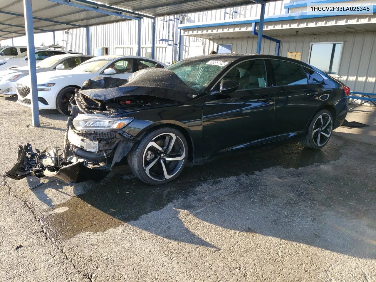 2020 Honda Accord Sport VIN: 1HGCV2F33LA026345 Lot: 74783054