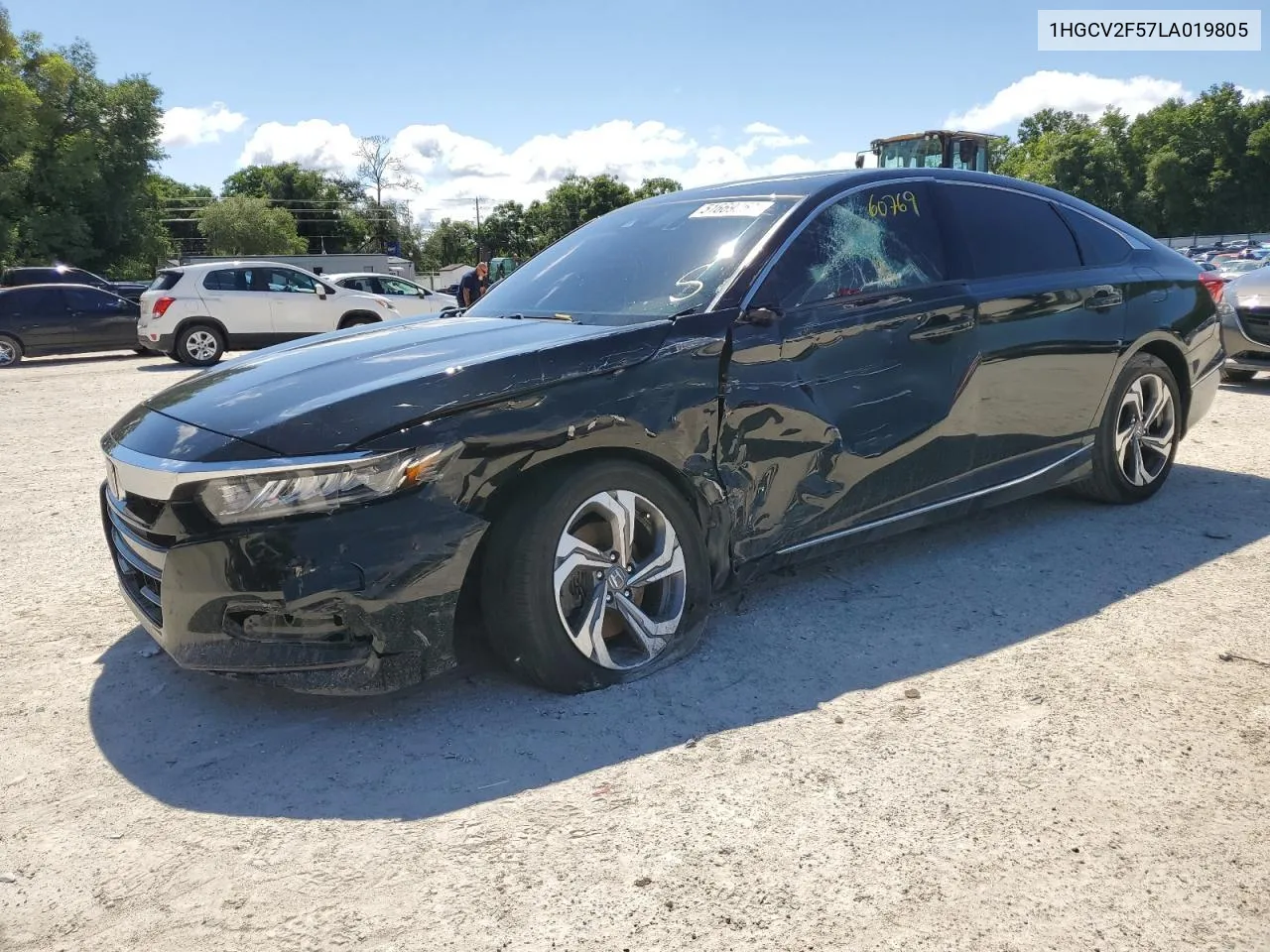 2020 Honda Accord Exl VIN: 1HGCV2F57LA019805 Lot: 75212334