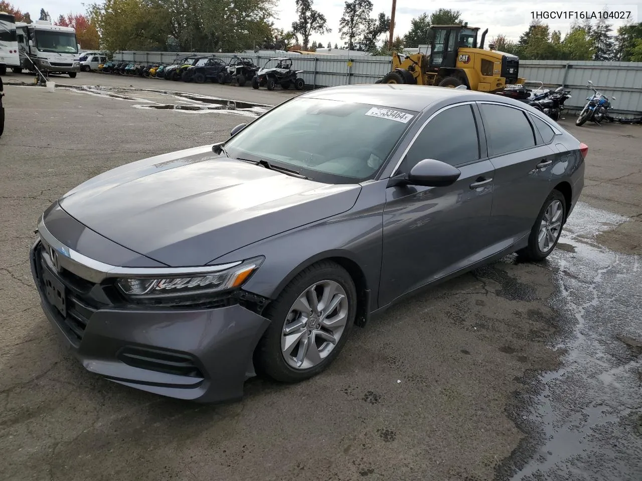 1HGCV1F16LA104027 2020 Honda Accord Lx