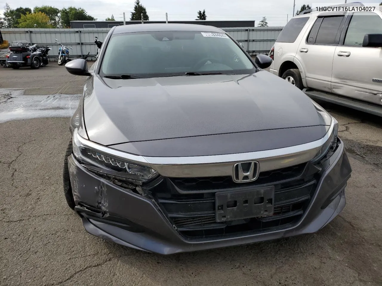 2020 Honda Accord Lx VIN: 1HGCV1F16LA104027 Lot: 75333464