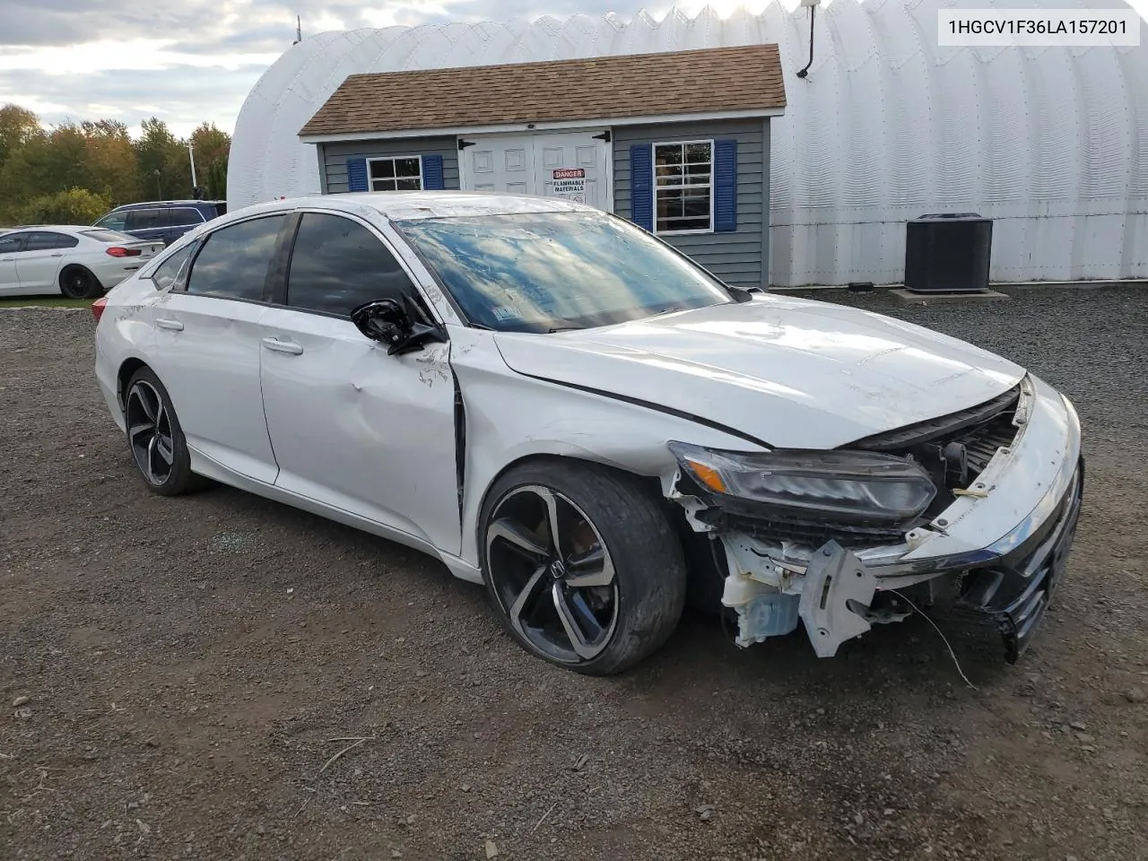 2020 Honda Accord Sport VIN: 1HGCV1F36LA157201 Lot: 75685034