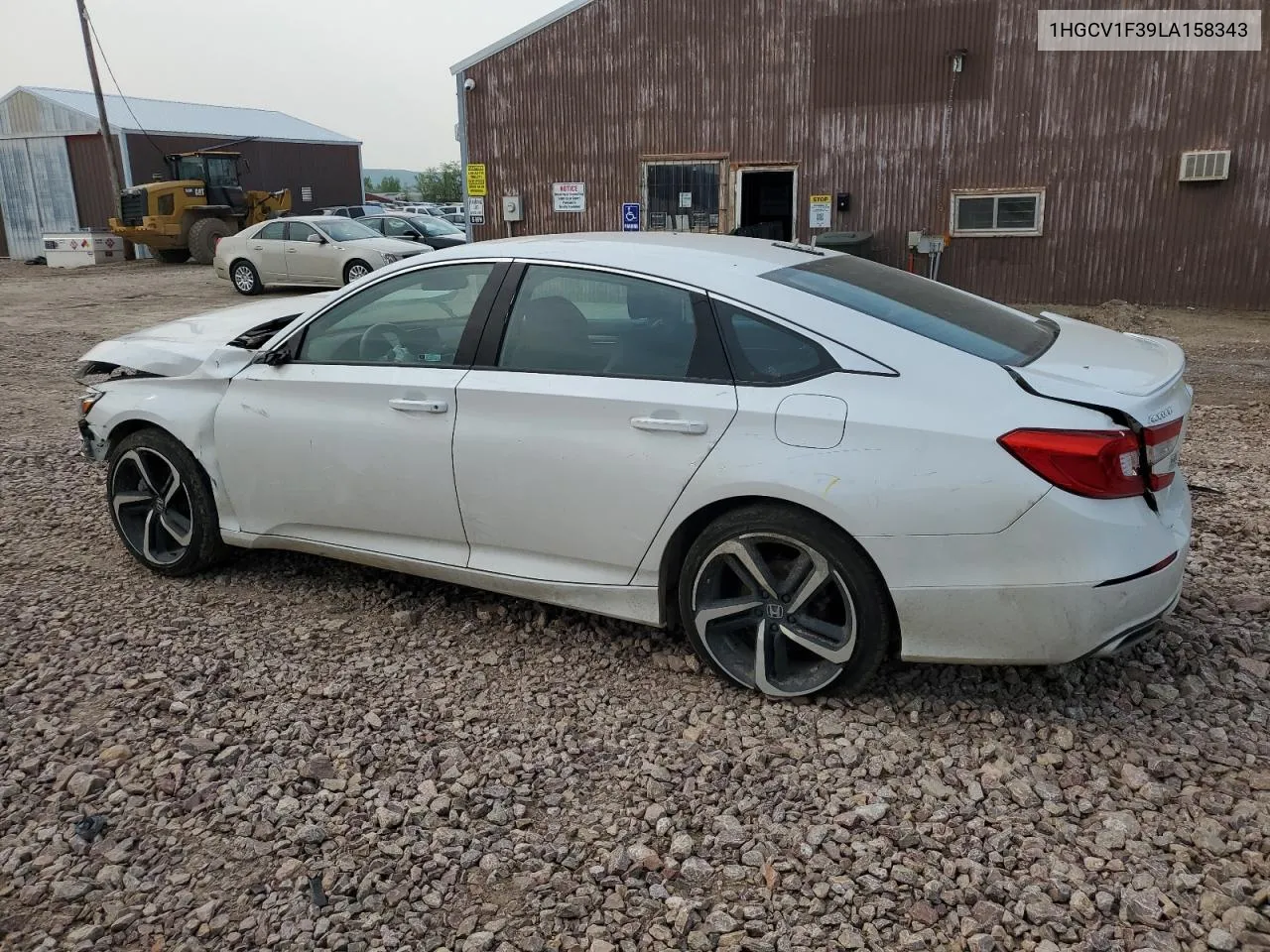 2020 Honda Accord Sport VIN: 1HGCV1F39LA158343 Lot: 75919553