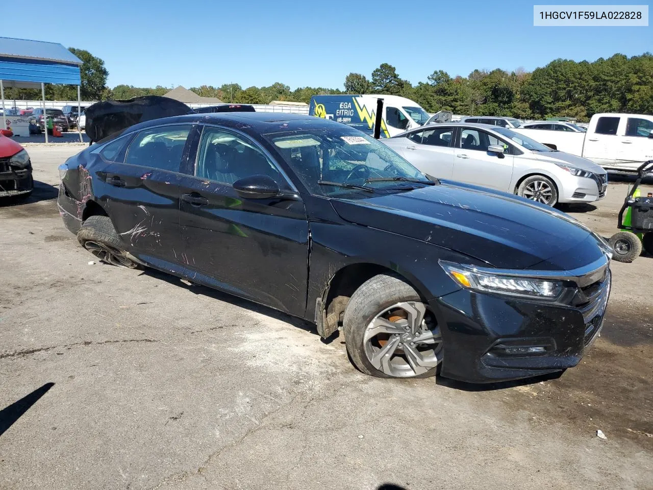 2020 Honda Accord Exl VIN: 1HGCV1F59LA022828 Lot: 76163344