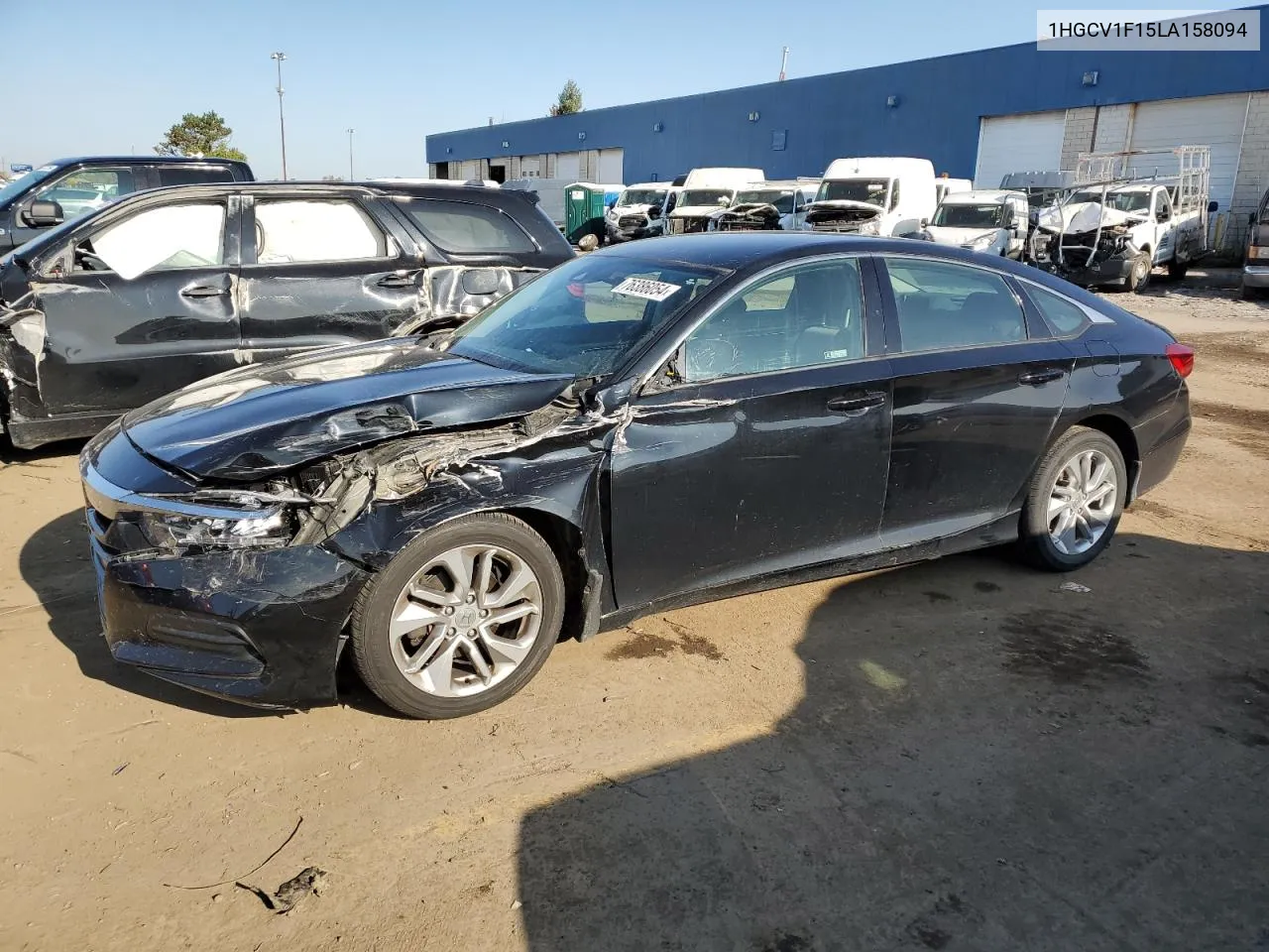 2020 Honda Accord Lx VIN: 1HGCV1F15LA158094 Lot: 76386054