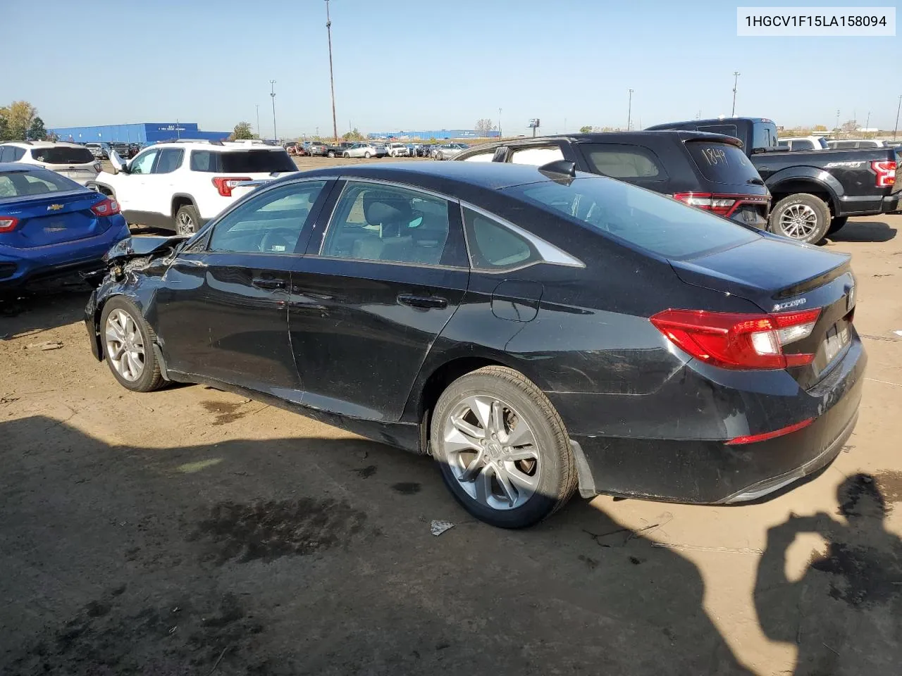 2020 Honda Accord Lx VIN: 1HGCV1F15LA158094 Lot: 76386054