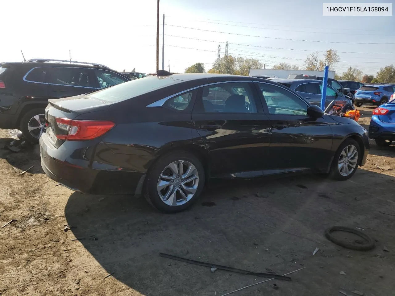 2020 Honda Accord Lx VIN: 1HGCV1F15LA158094 Lot: 76386054