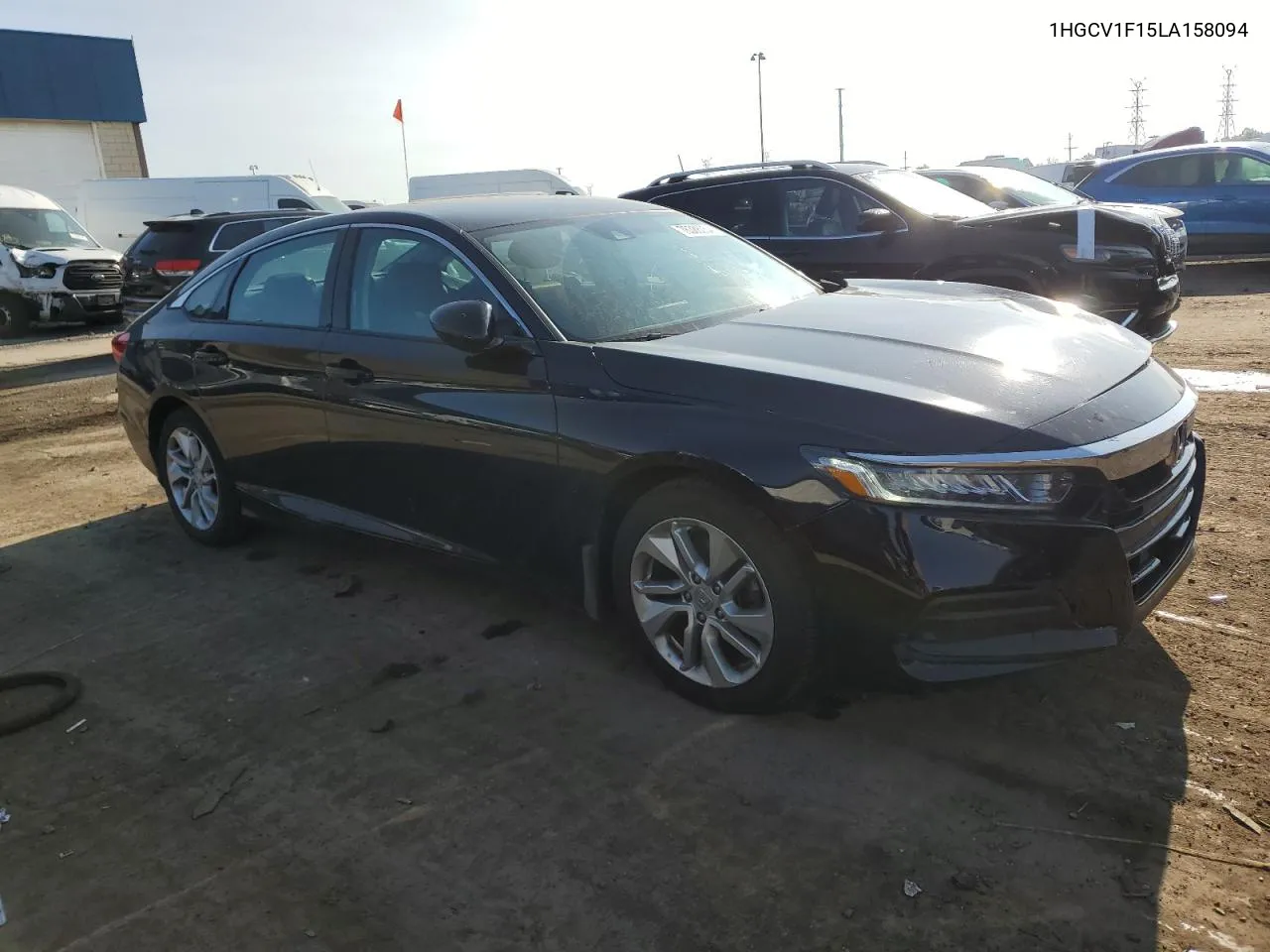 2020 Honda Accord Lx VIN: 1HGCV1F15LA158094 Lot: 76386054