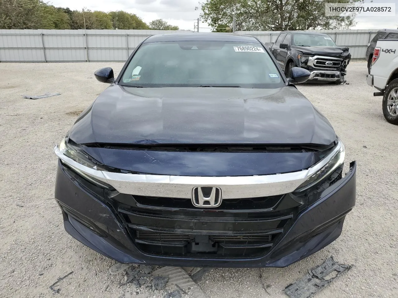 2020 Honda Accord Touring VIN: 1HGCV2F97LA028572 Lot: 76890224