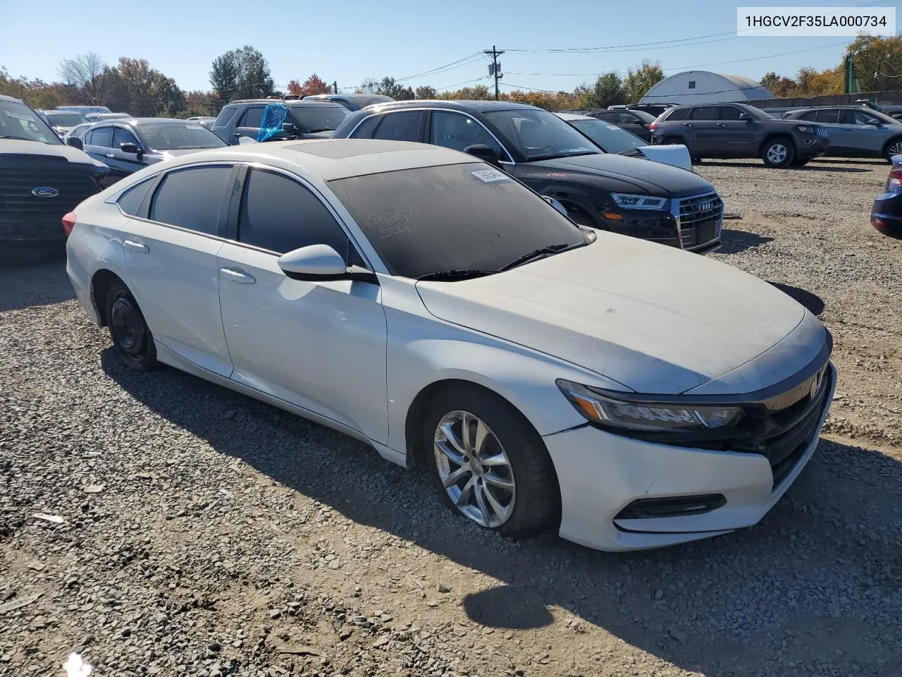 2020 Honda Accord Sport VIN: 1HGCV2F35LA000734 Lot: 76925464