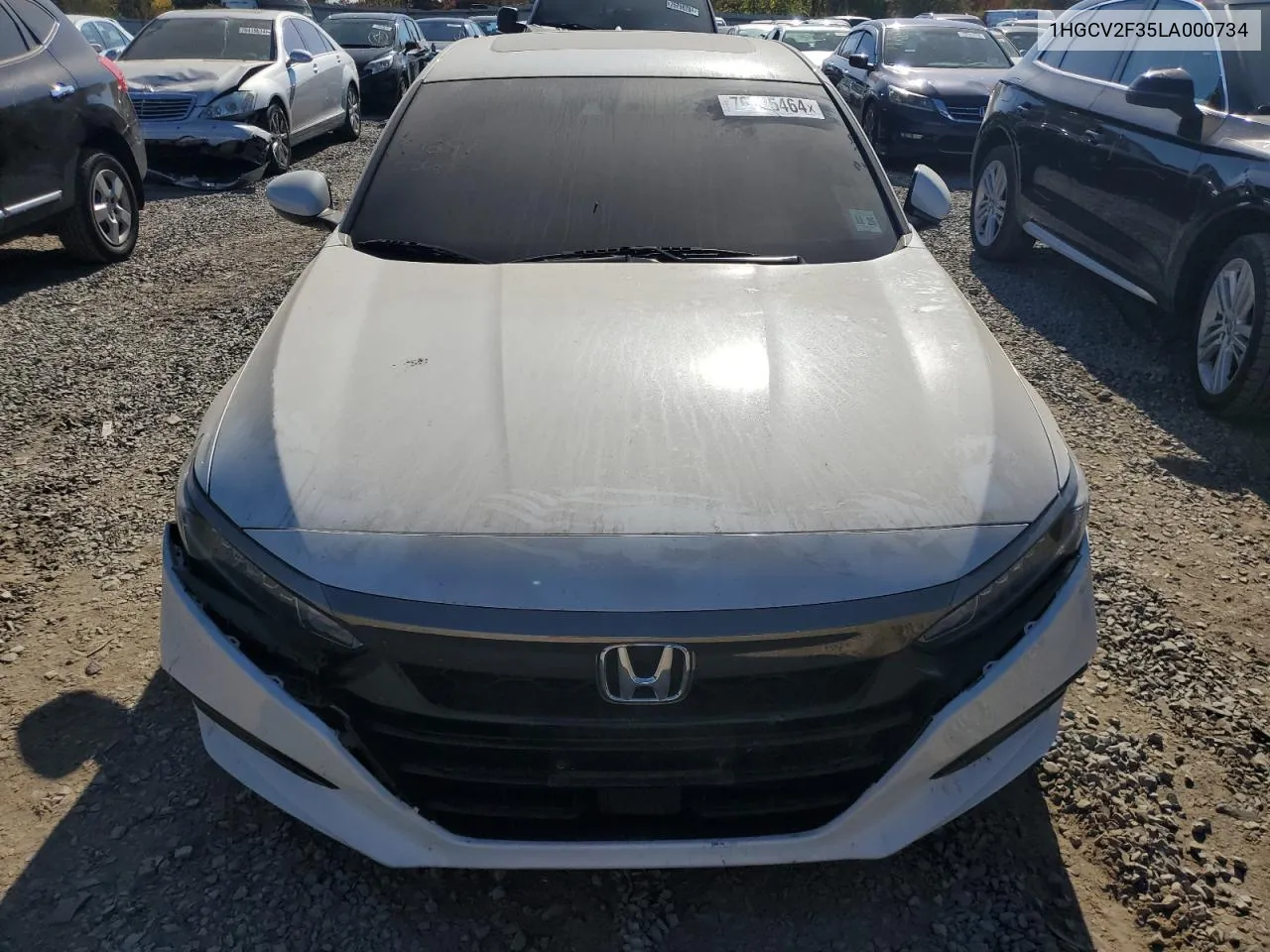 2020 Honda Accord Sport VIN: 1HGCV2F35LA000734 Lot: 76925464