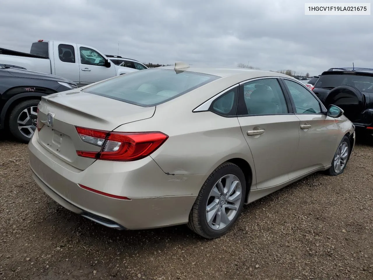 2020 Honda Accord Lx VIN: 1HGCV1F19LA021675 Lot: 77231474