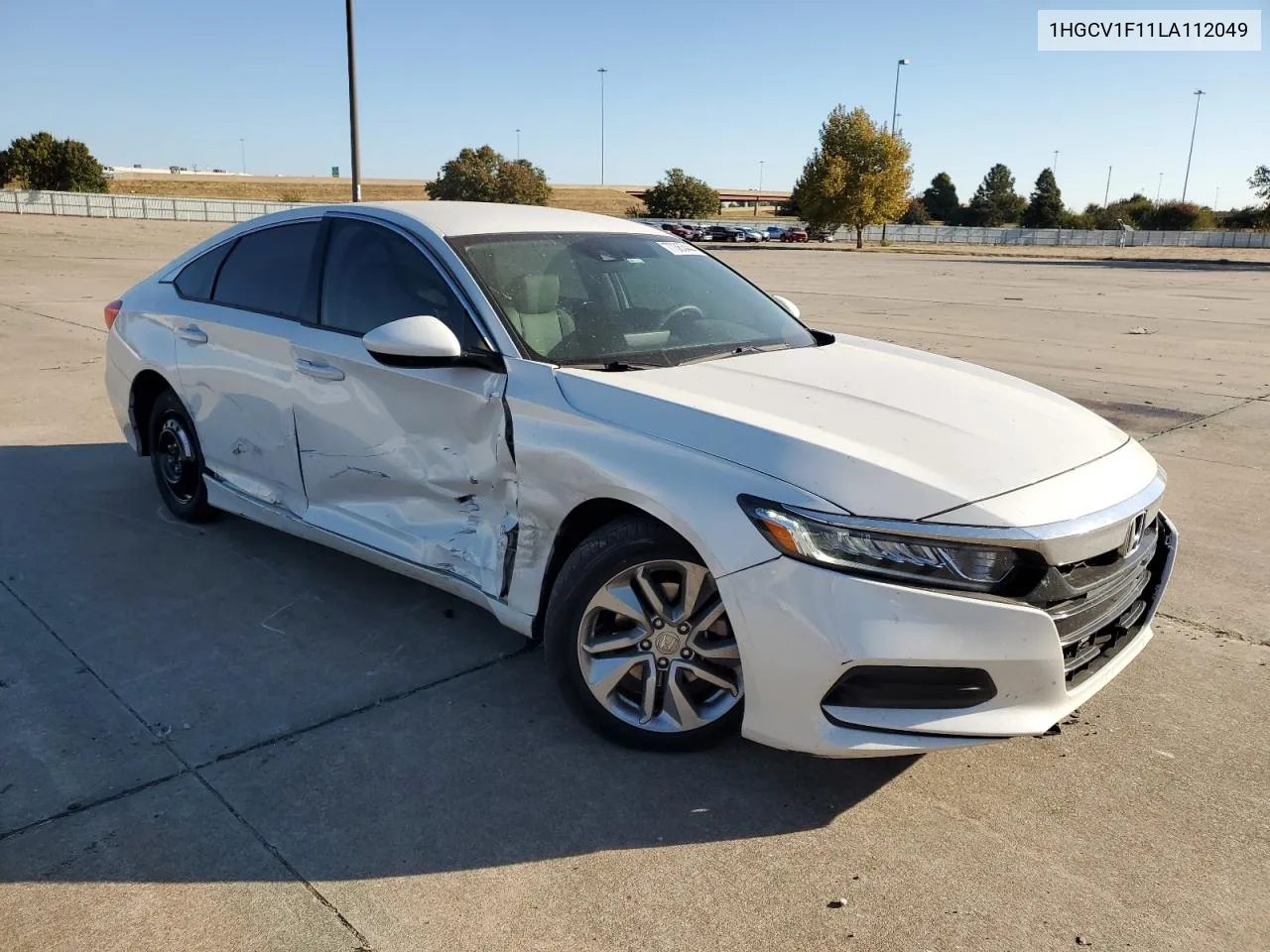 2020 Honda Accord Lx VIN: 1HGCV1F11LA112049 Lot: 77363444