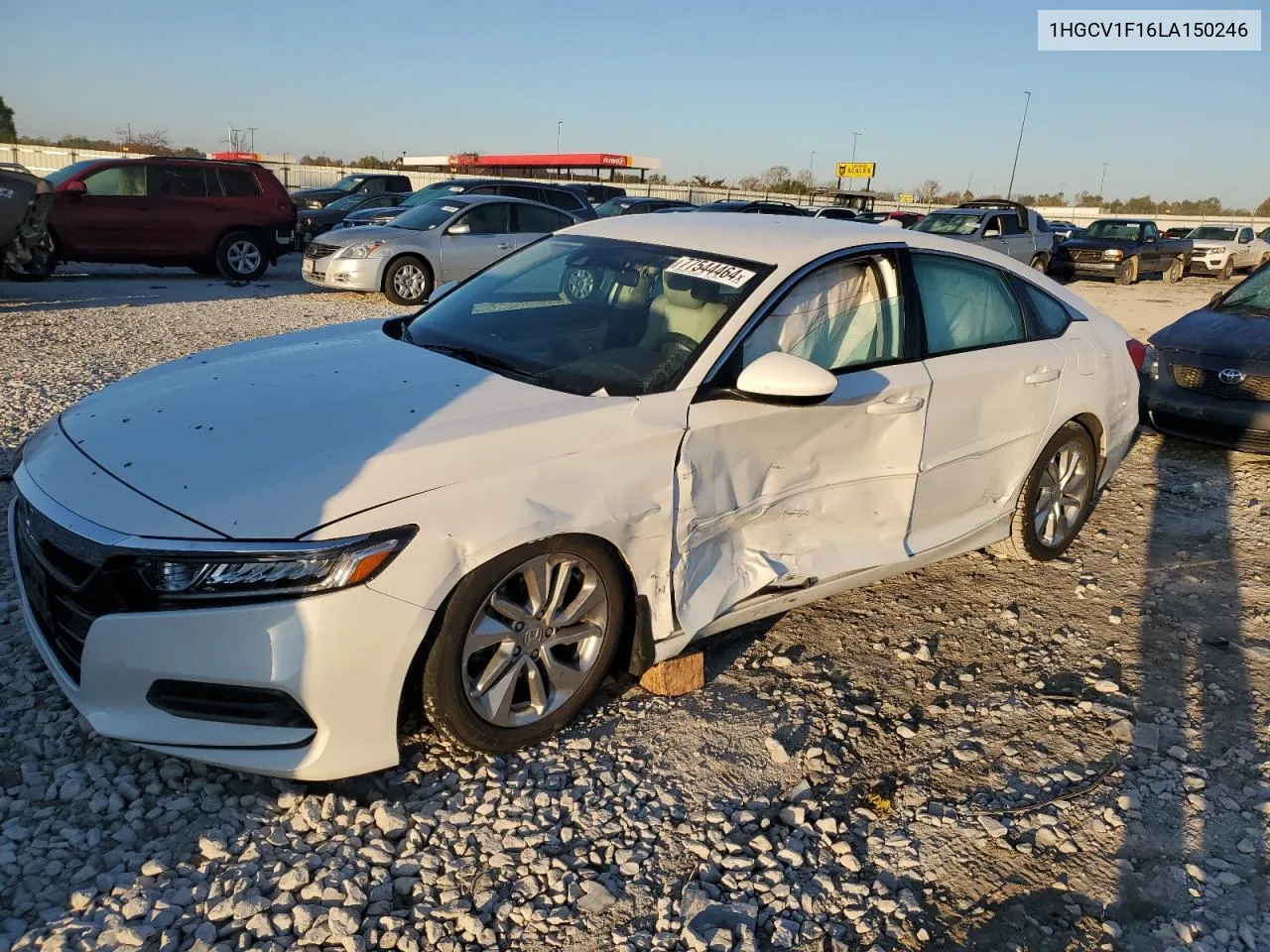 1HGCV1F16LA150246 2020 Honda Accord Lx