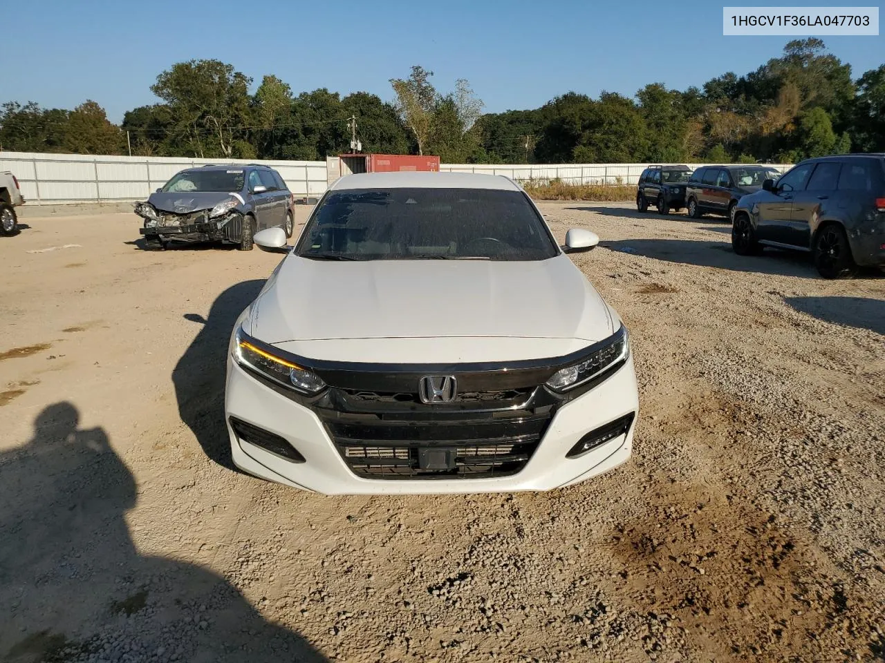 2020 Honda Accord Sport VIN: 1HGCV1F36LA047703 Lot: 77573154