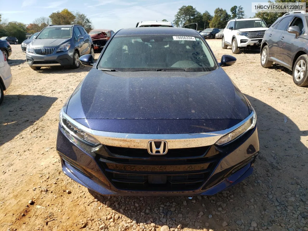 2020 Honda Accord Exl VIN: 1HGCV1F50LA122087 Lot: 78056334