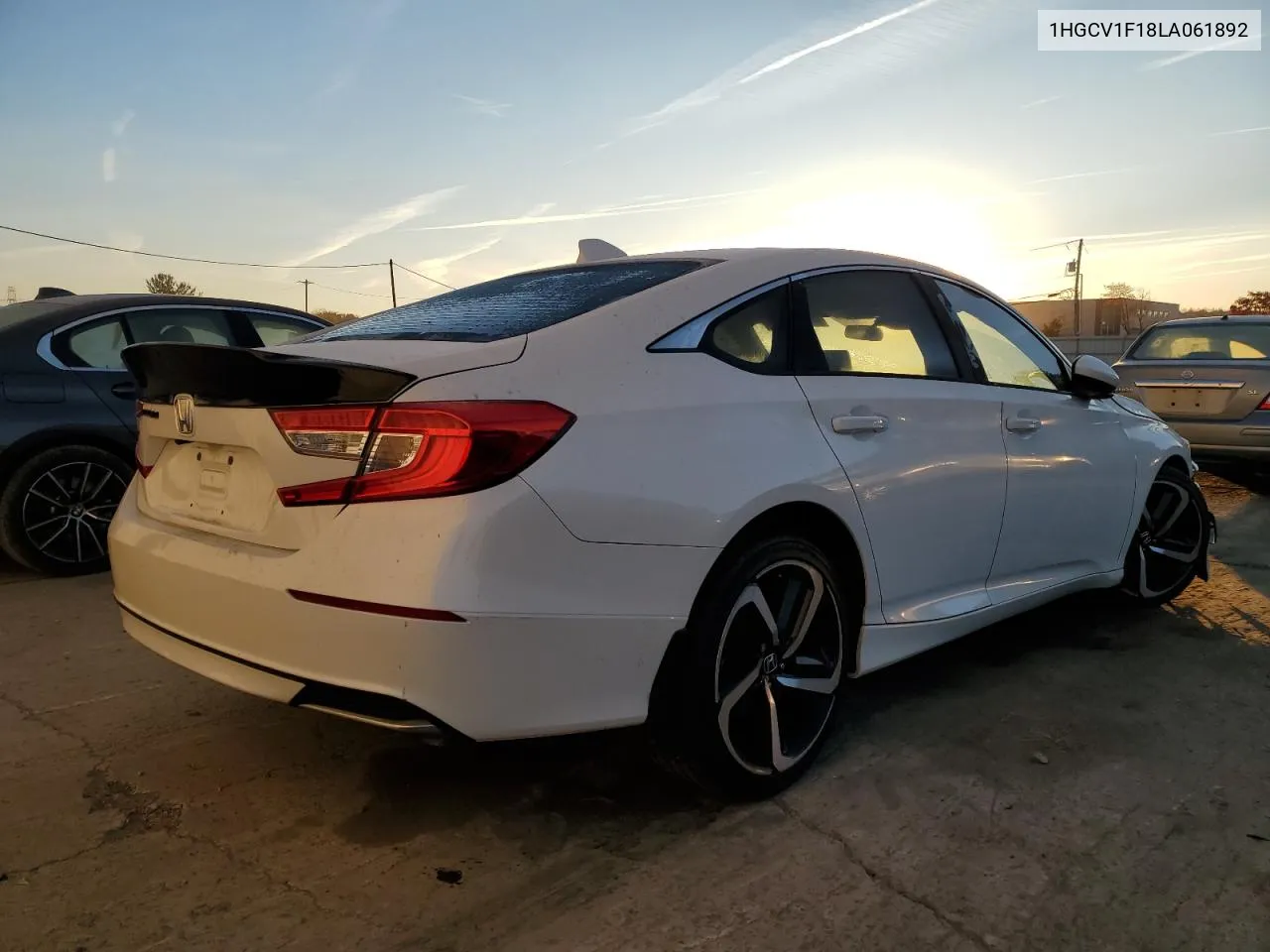 2020 Honda Accord Lx VIN: 1HGCV1F18LA061892 Lot: 78214774