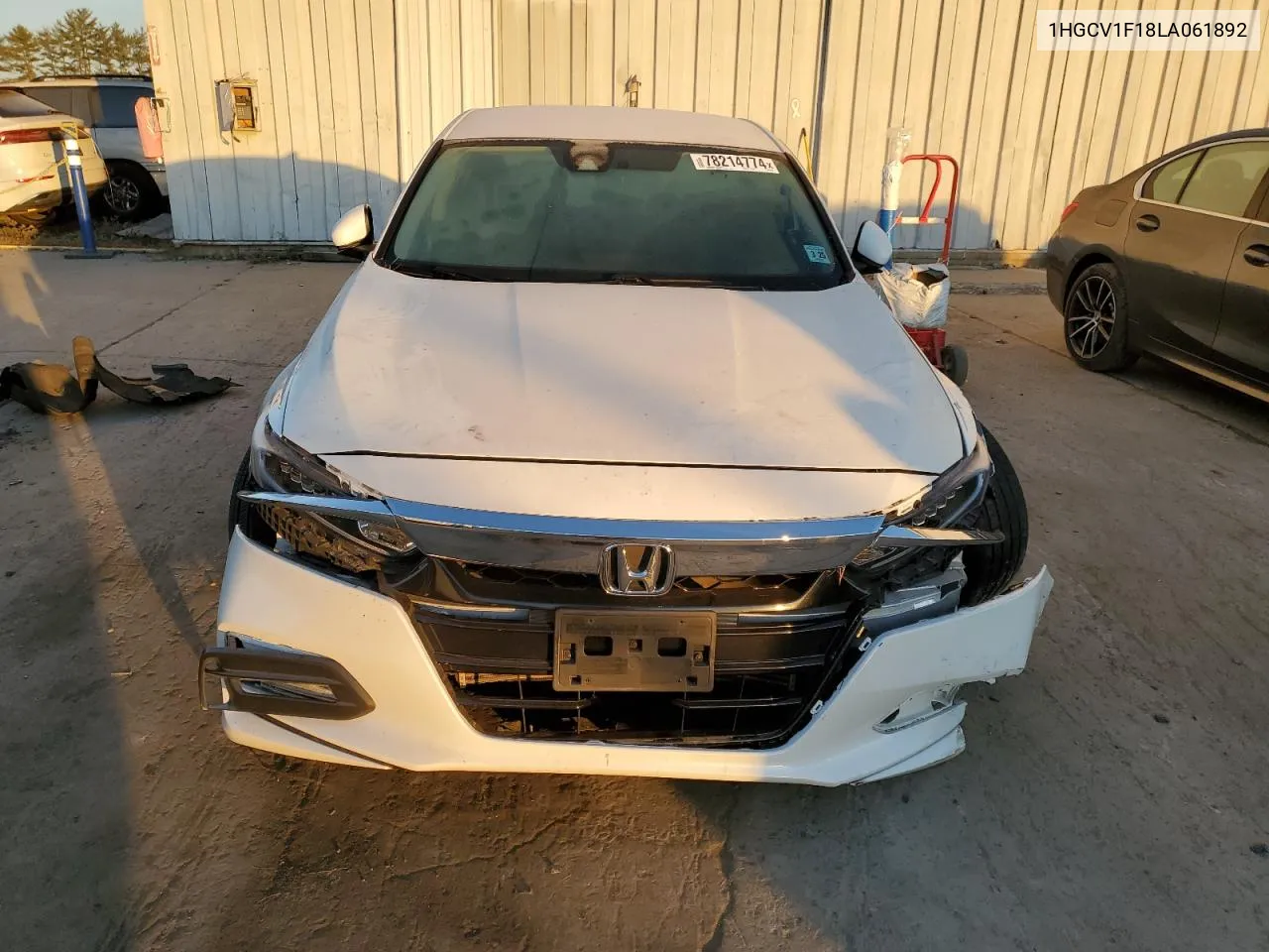 2020 Honda Accord Lx VIN: 1HGCV1F18LA061892 Lot: 78214774