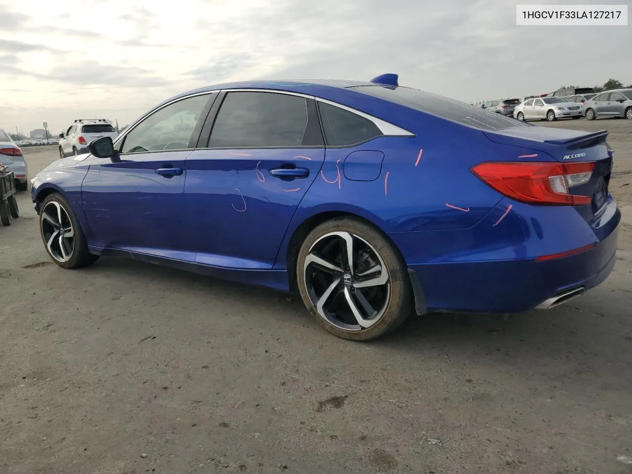 2020 Honda Accord Sport VIN: 1HGCV1F33LA127217 Lot: 80042684