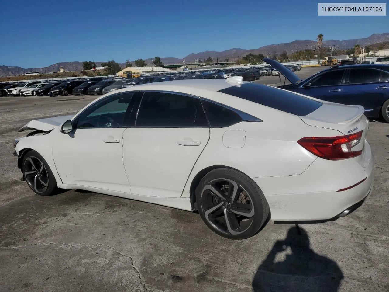 2020 Honda Accord Sport VIN: 1HGCV1F34LA107106 Lot: 80063774