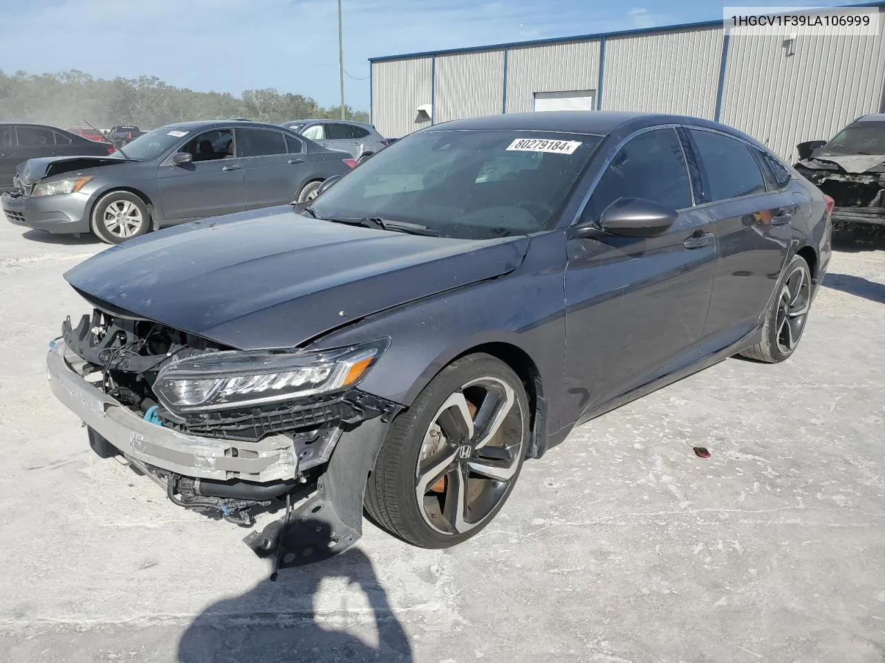 2020 Honda Accord Sport VIN: 1HGCV1F39LA106999 Lot: 80279184