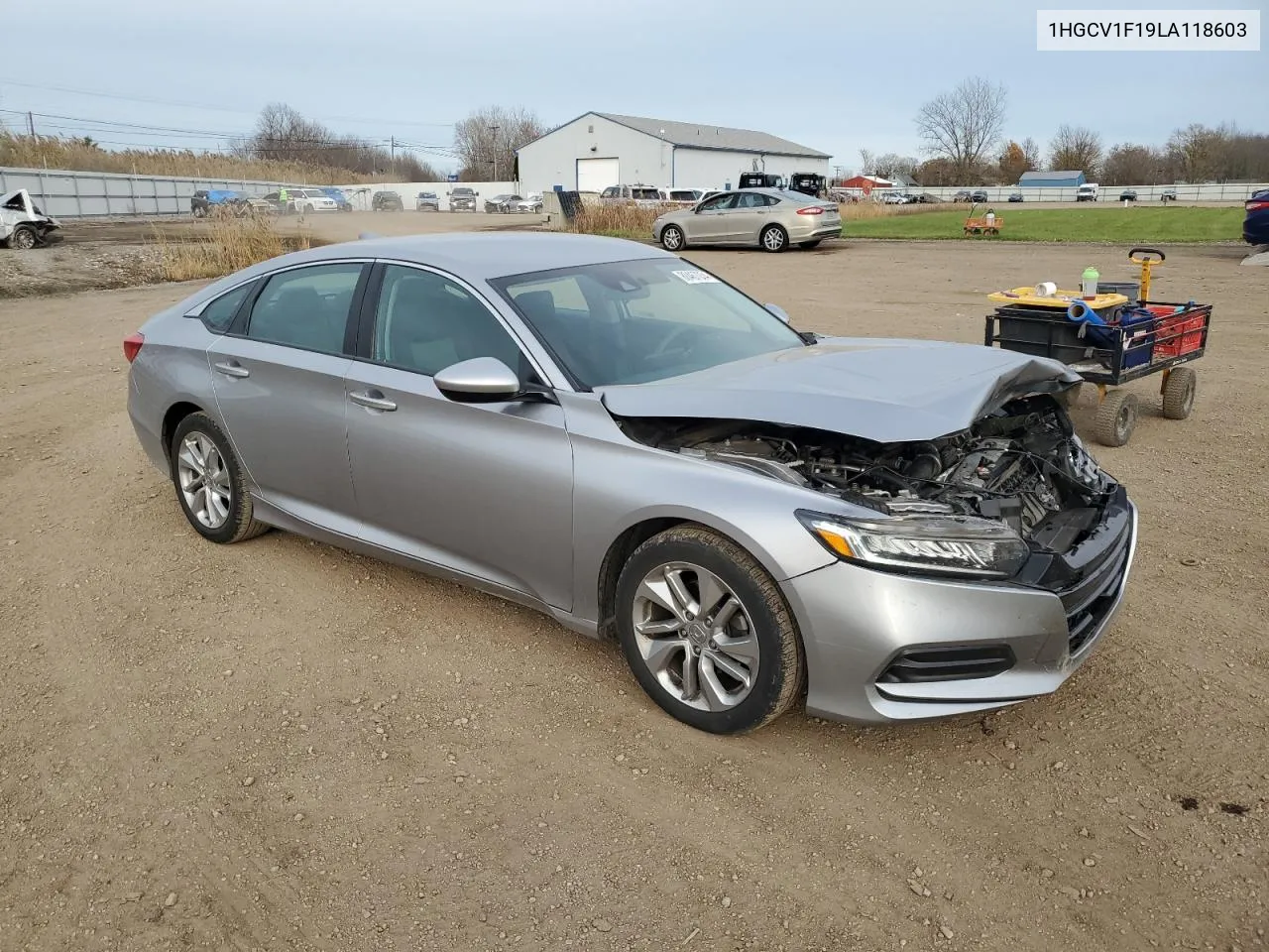 2020 Honda Accord Lx VIN: 1HGCV1F19LA118603 Lot: 80467054