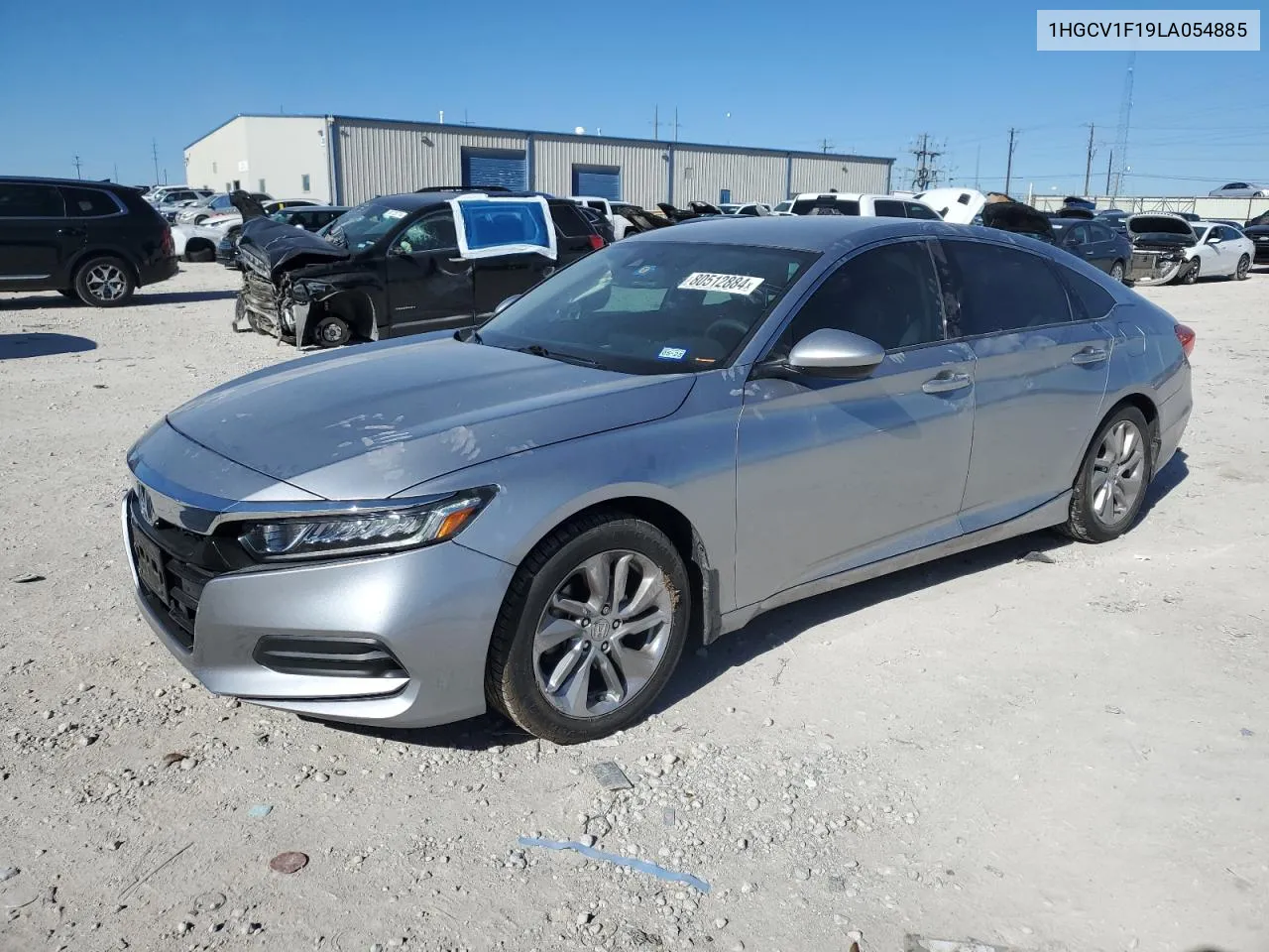 2020 Honda Accord Lx VIN: 1HGCV1F19LA054885 Lot: 80512884