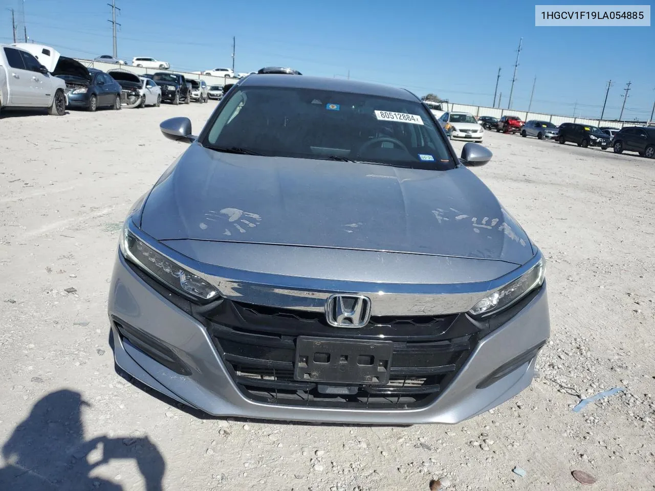 2020 Honda Accord Lx VIN: 1HGCV1F19LA054885 Lot: 80512884