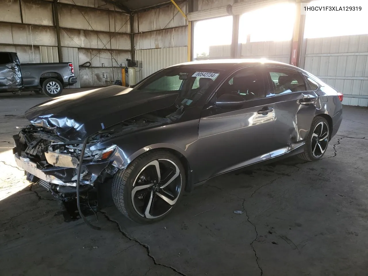 2020 Honda Accord Sport VIN: 1HGCV1F3XLA129319 Lot: 80542734