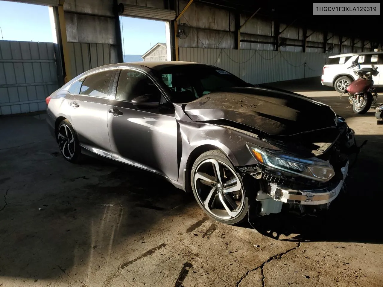 2020 Honda Accord Sport VIN: 1HGCV1F3XLA129319 Lot: 80542734